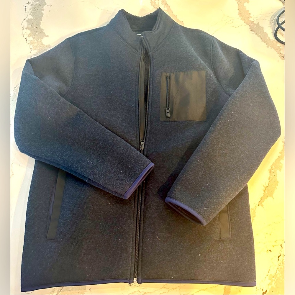Old Navy Fleece Lined Men’s Zipper Up Jacket
